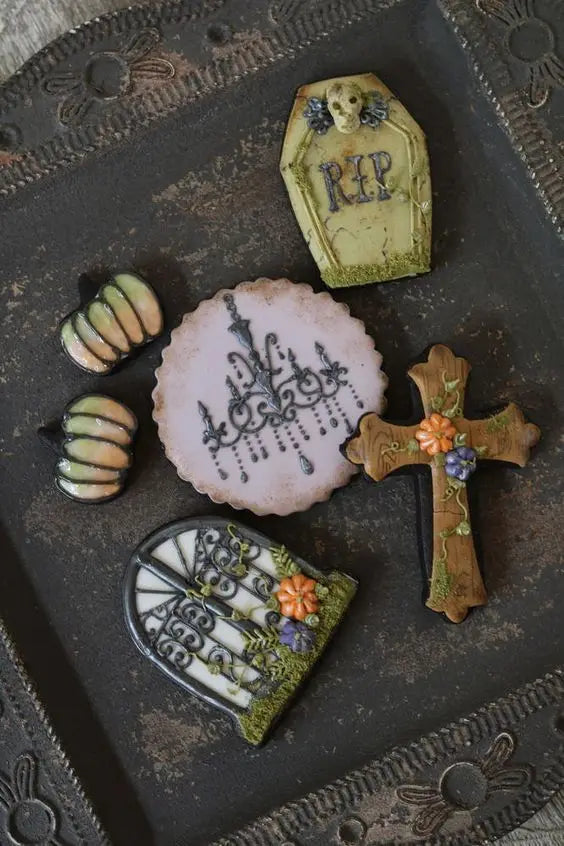 Halloween Metal Cookie Cutters ghost Fondant Cake Decor pumpkin spider Cupcake Chocolate Biscuit Mould patisserie reposteria