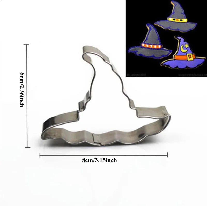 Halloween Metal Cookie Cutters ghost Fondant Cake Decor pumpkin spider Cupcake Chocolate Biscuit Mould patisserie reposteria