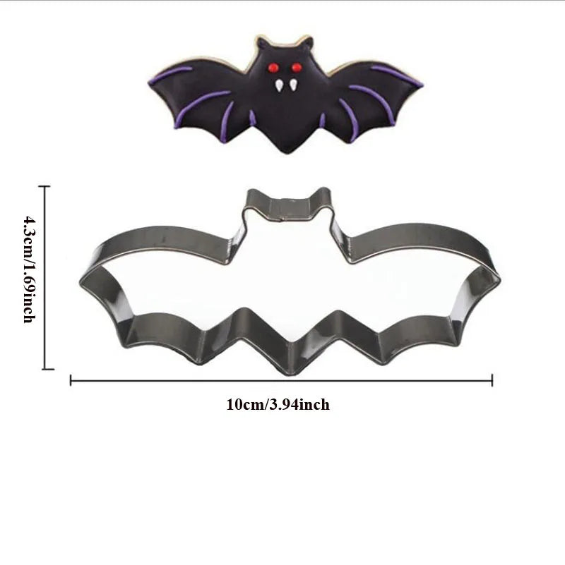 Halloween Metal Cookie Cutters ghost Fondant Cake Decor pumpkin spider Cupcake Chocolate Biscuit Mould patisserie reposteria