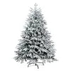 LONGSTAR Wholesale Flocked Artificial Christmas Tree with Realistic Snowy Branches for Holiday Decor 5-10ft Eco-friendly