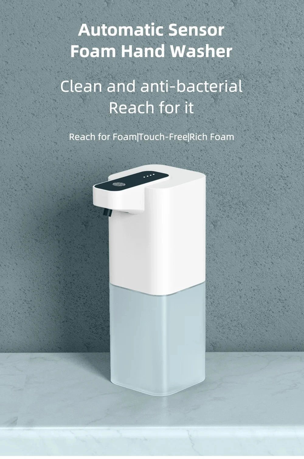 Automatic Soap Dispenser Infrared Sensor Hand Sanitizer USB Rechargeable Foam Hand Sanitizer Applicable To Kitchen And Bathroom
