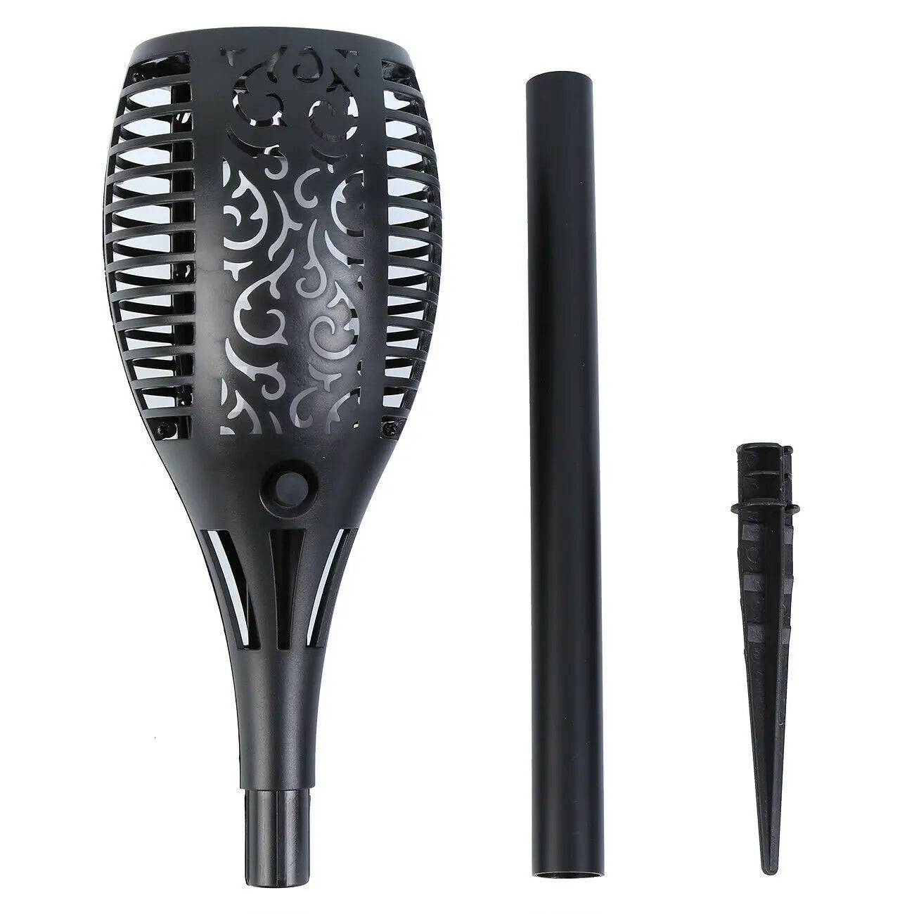 12LED Solar Flame Torch Light Flickering Light Waterproof Garden Decoration Outdoor Lawn Path Yard Patio Floor Lamp