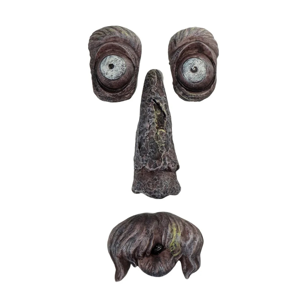 Peeker Yard Art Outdoor Tree Funny Old Man Face Sculpture Whimsical Tree Face Garden Decoration