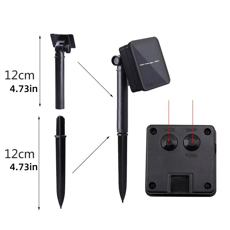 7M~42M Solar Power Fairy String Lights, Waterproof, Copper Wire, Christmas Party Garland, Outdoor Garden, Wedding