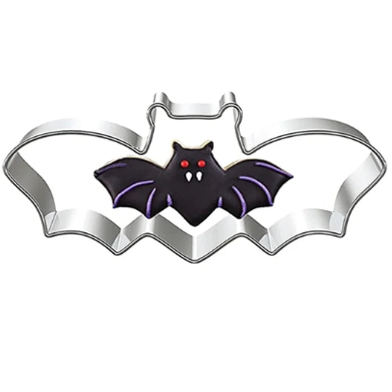 Halloween Metal Cookie Cutters ghost Fondant Cake Decor pumpkin spider Cupcake Chocolate Biscuit Mould patisserie reposteria