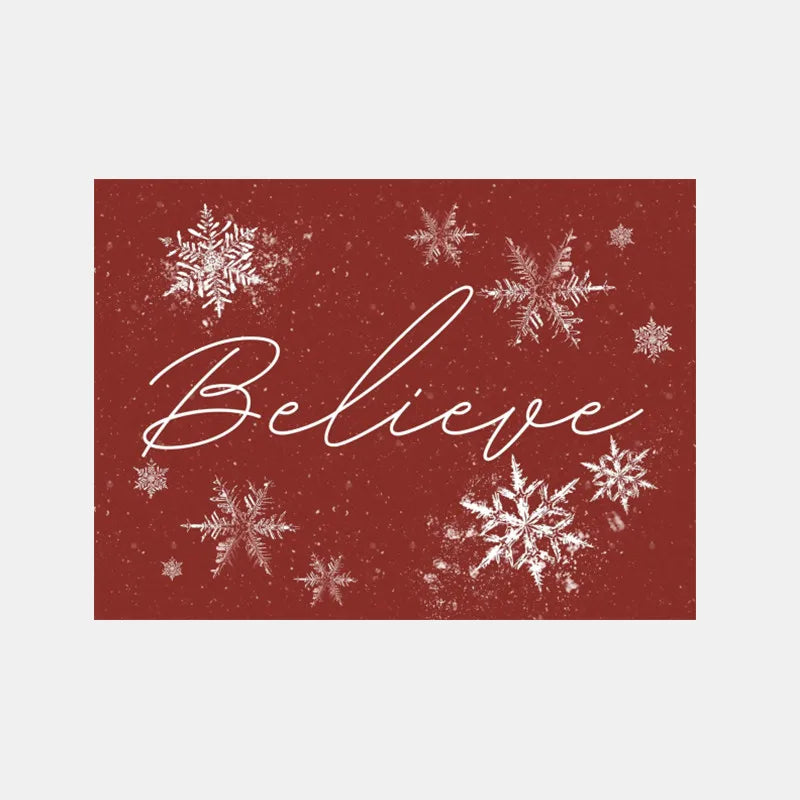 Christmas Blessings Rattan Wreaths Christmas Tree Poster Print Canvas Painting Holiday Wall Art Pictures Home Room Decor