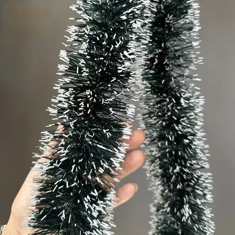 60/2m Christmas Green Cane Ribbons Garland Xmas Tree Ornaments Cane Ribbon Wreath Hanging Pendents DIY Home Party Decor Supplies