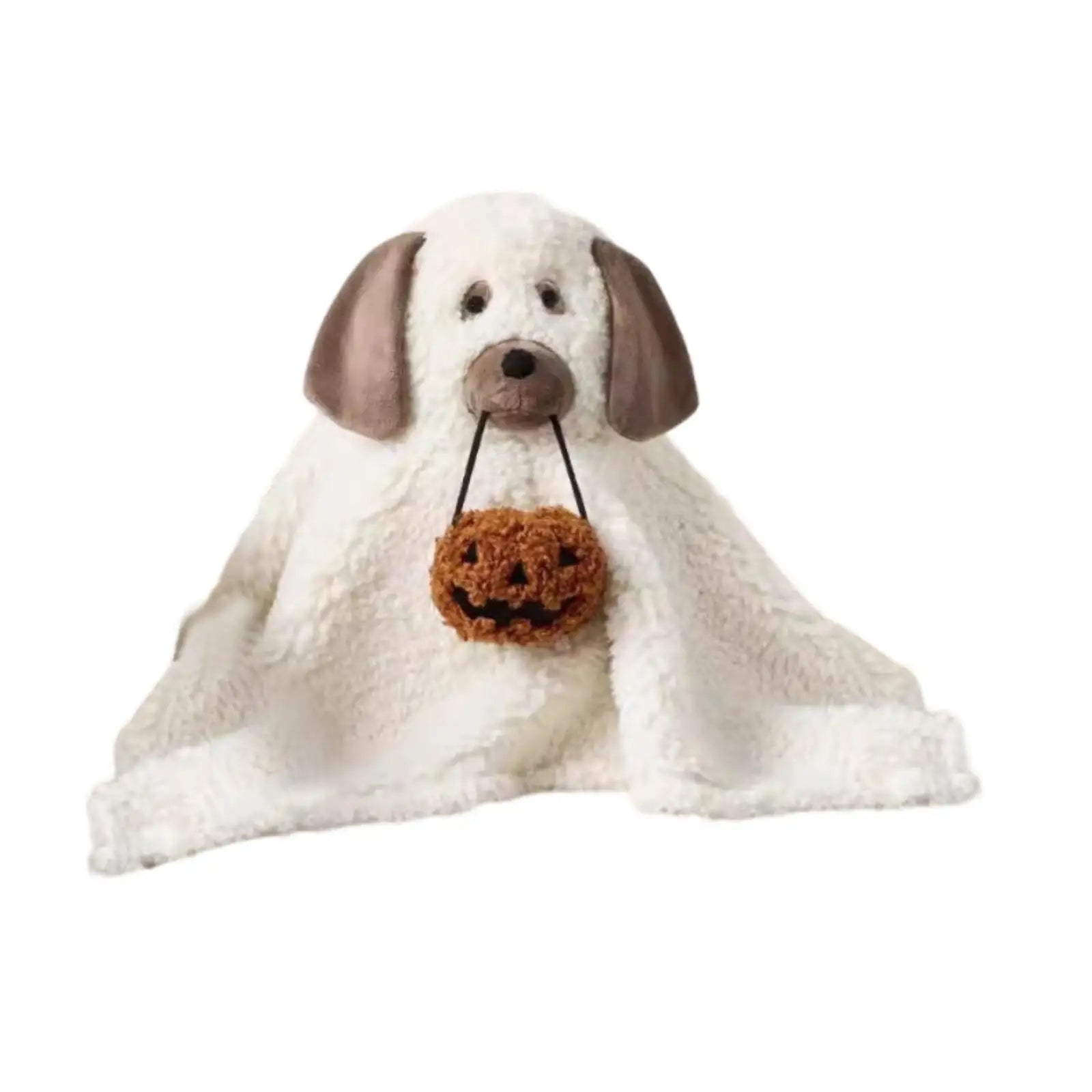 Dog Ghost Pillow 3D Decorative Halloween Plush Toy for Living Room Home Sofa