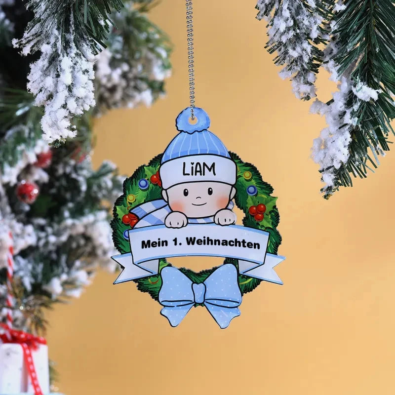Personalized Family Christmas Ornament Cartoon Pendant Christmas Tree Hanging New Year 2024 Gift Xmas Tree Decoration for Home