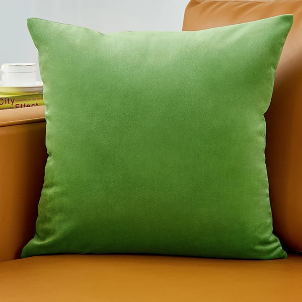 Pillow Cover Velvet Pillow Case 40x40cm For Living Room Sofa Decorative Pillows Home Decor Housse De Coussin Yellow Green Blue