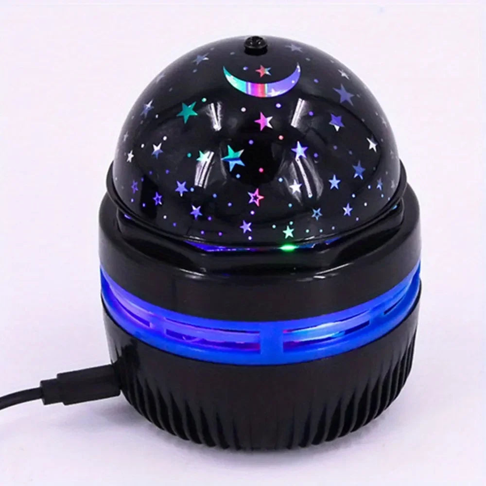 5V Star Galaxy Projector Night Light Sky Colorful Display for Bedrooms Gaming Room USB Auto-Rotating Ambiance for Bedrooms Party
