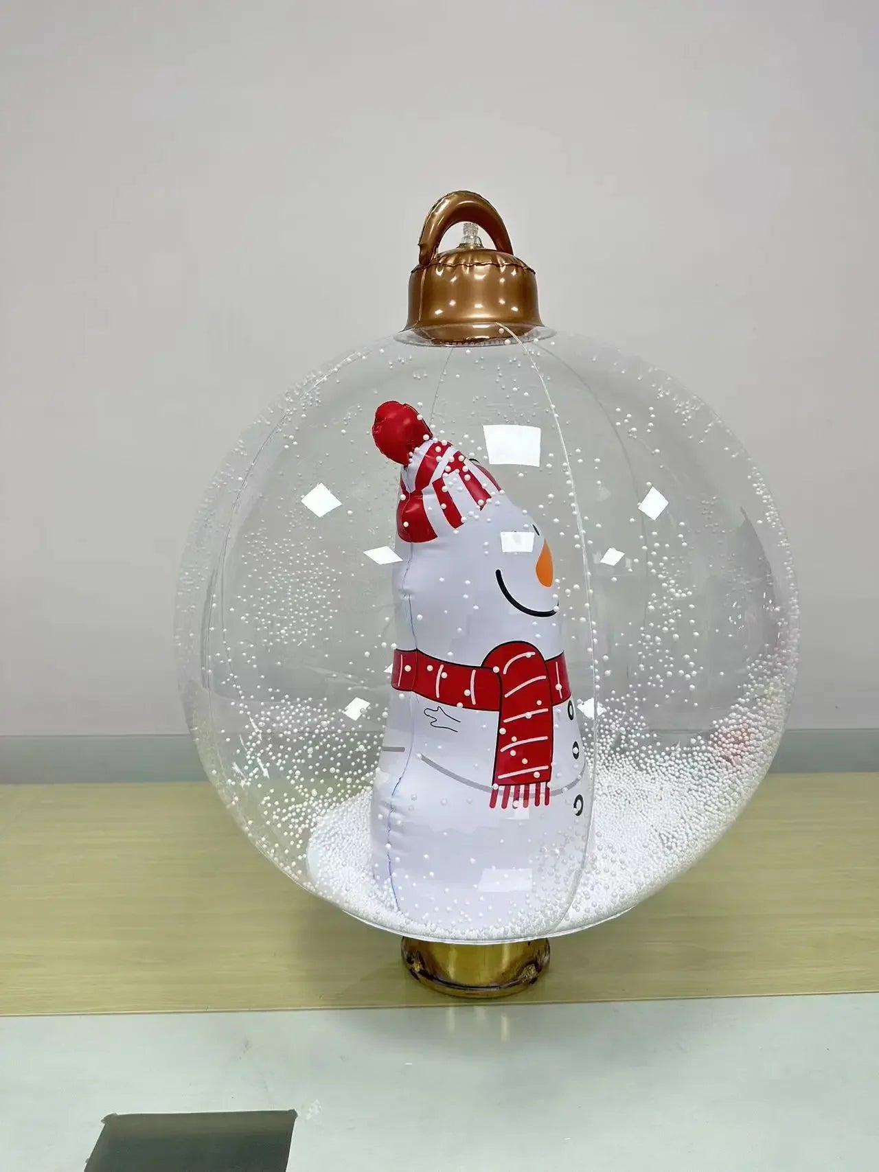 Big Outdoor Christmas Inflatable Decorated Ball 60cm PVC Giant Big Large Balls Xmas Tree Decorations Ball without Light Ornament