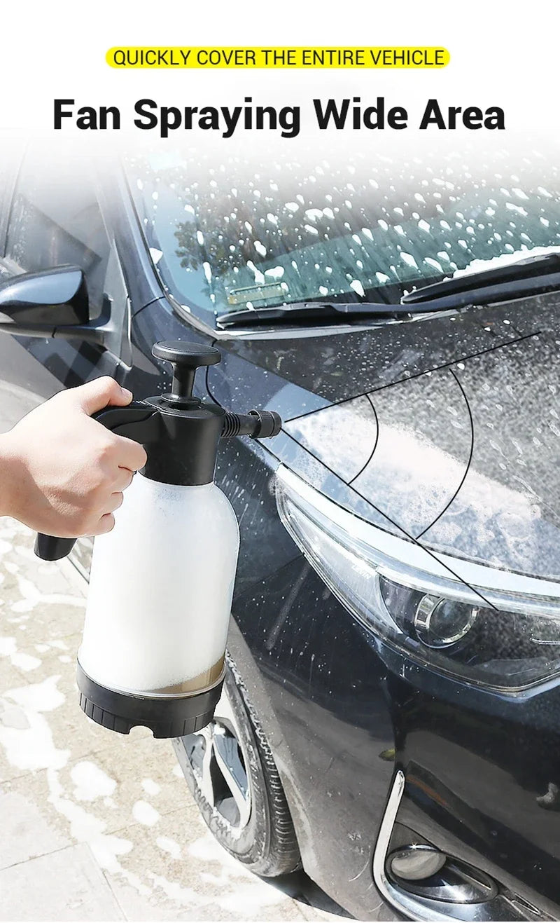 Foam Sprayer Foam Wash Car Spray Bottle High Pressure Spray Gun Manual Air Pressure Water Spray Bottle For Garden Car Wash