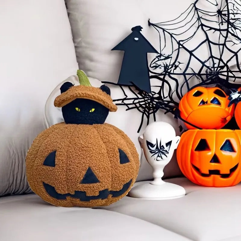 1pcs New Ghost PillowHalloween Halloween Plush Pillow Multifunctional Cushion Home Decoration Ornaments Christmas Gifts