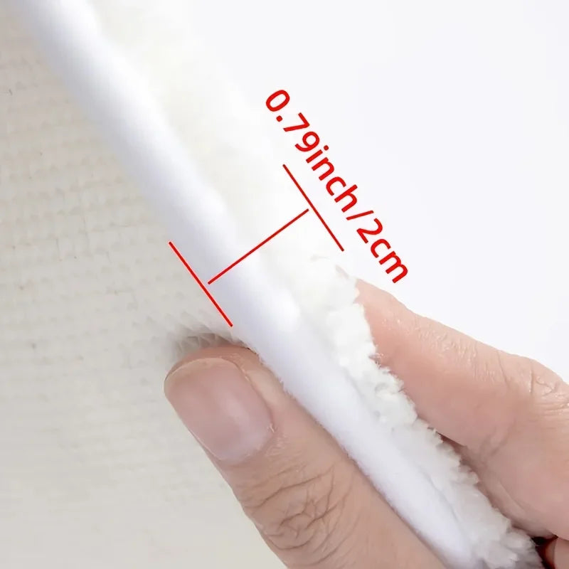 Bathroom Floor Mat Two Color Flower Pattern Premium Soft and Comfortable Bathtub Rug Suitable for Bathroom Bathtub Laundry Room