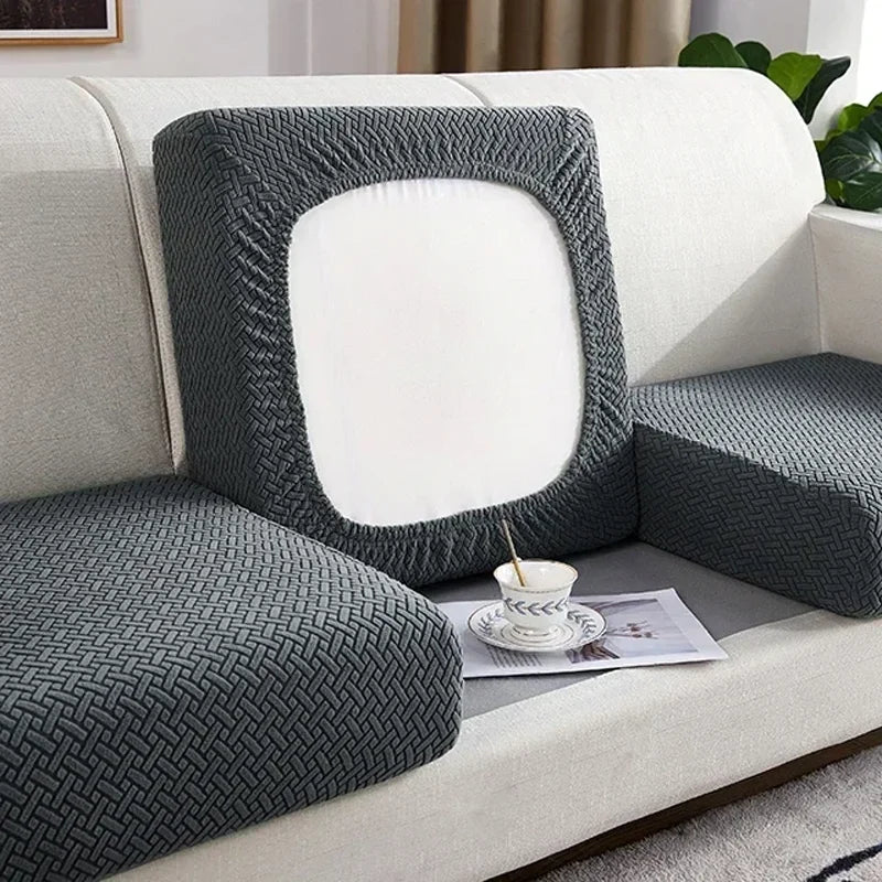 Thick Jacquard Sofa Seat Cover Elastic Sofa Cover Protector Couch Cover for Sofa Anti-dust Removable Sofa Cushion Cover