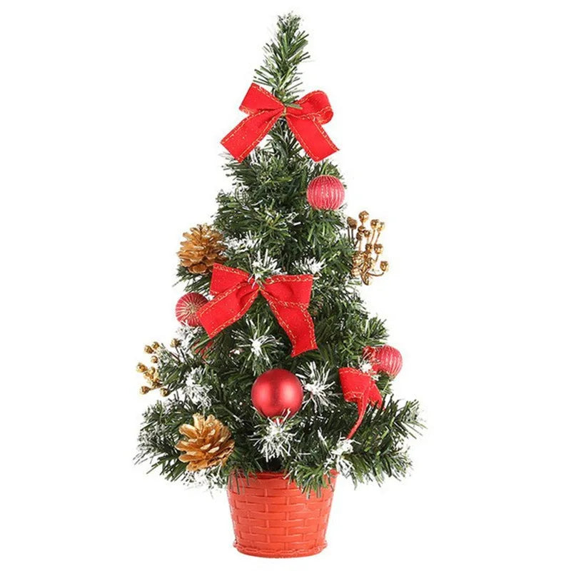 20/30/40cm Christmas Tree Home Bedroom Party Decorations Artificial Christmas Tree Children DIY Handicraft 2023 New Year Gift