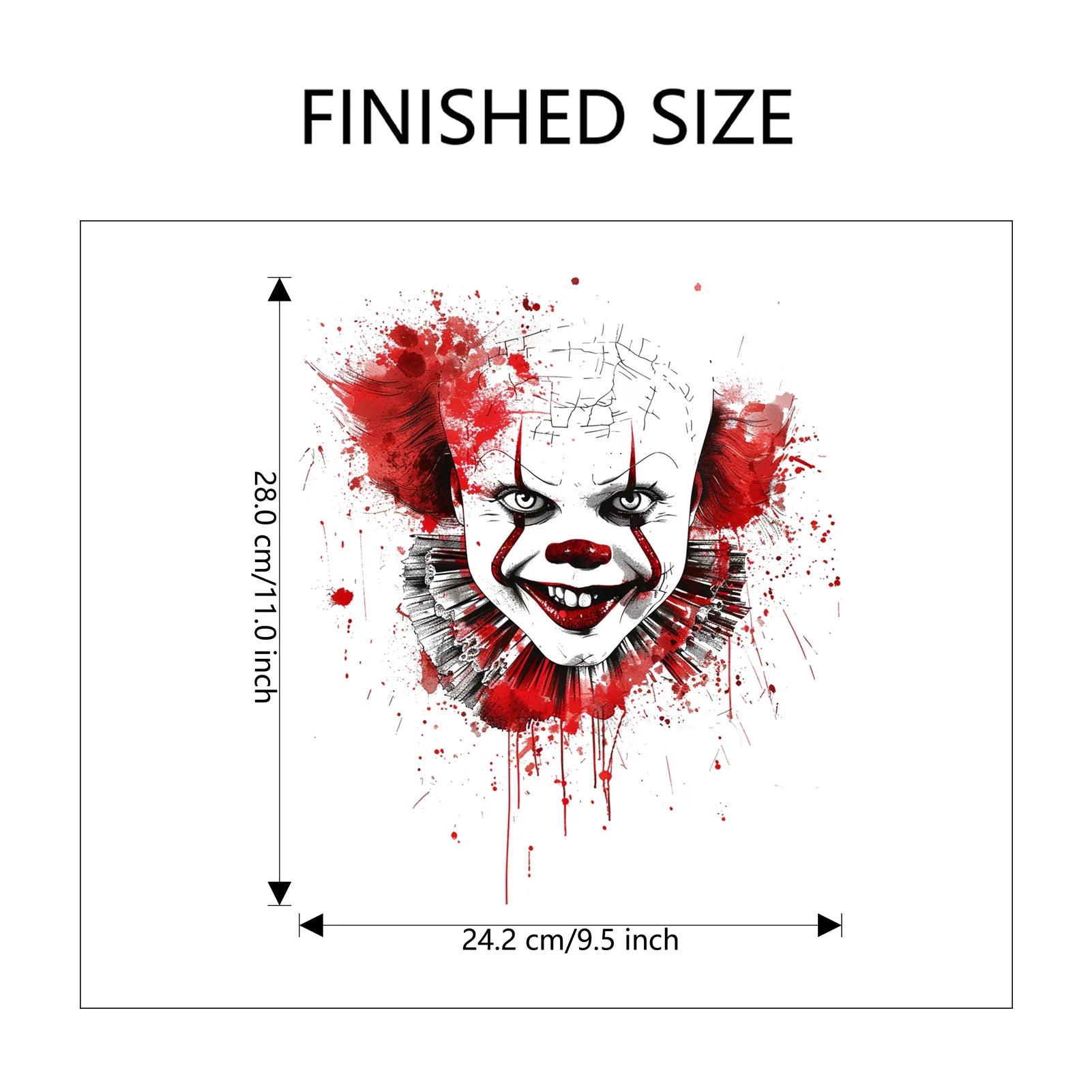 Halloween Wall Stickers Horror Thriller Broken Wall Zombie Theme Party Home Decoration Wall Stickers