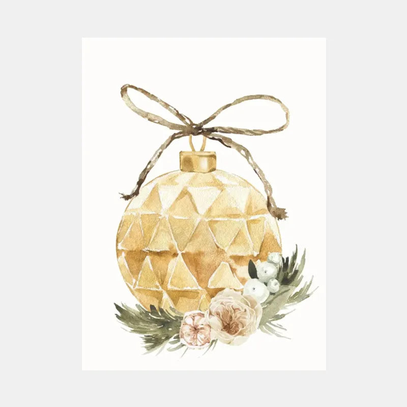 Christmas Blessings Rattan Wreaths Christmas Tree Poster Print Canvas Painting Holiday Wall Art Pictures Home Room Decor