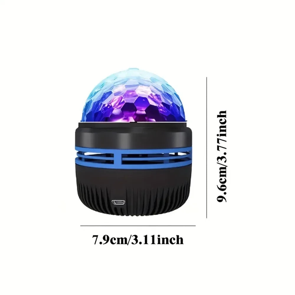 5V Star Galaxy Projector Night Light Sky Colorful Display for Bedrooms Gaming Room USB Auto-Rotating Ambiance for Bedrooms Party