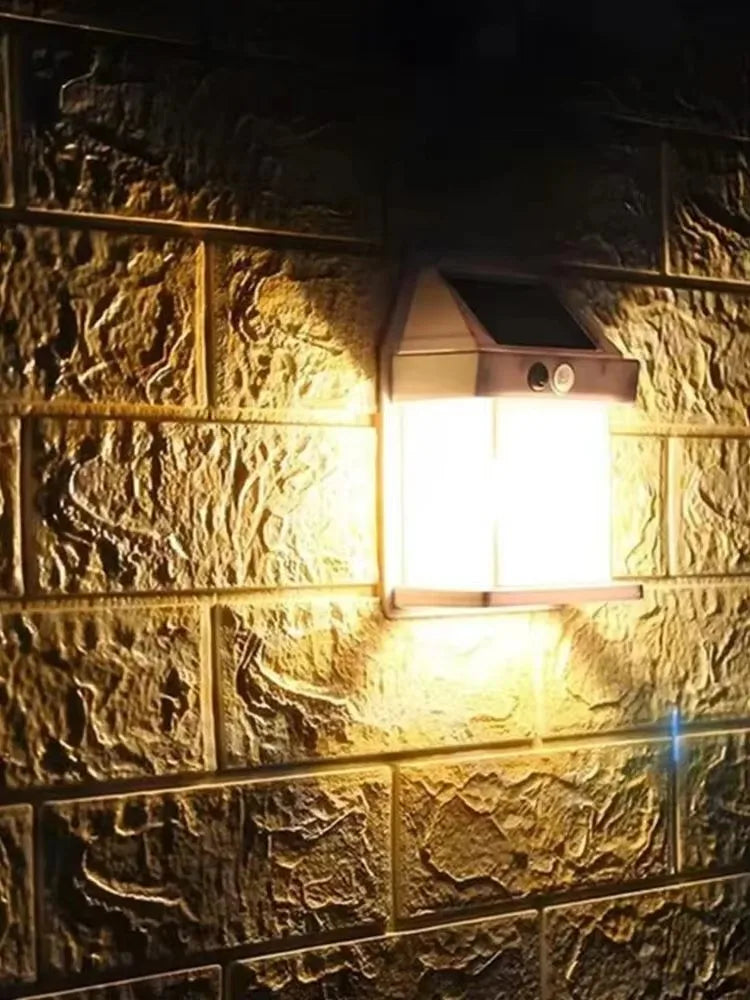 Powerful Outdoor Solar LED Street Light Waterproof Solar Lamp Garden Yard Pathway Wall Decoration External Lighting Fixture