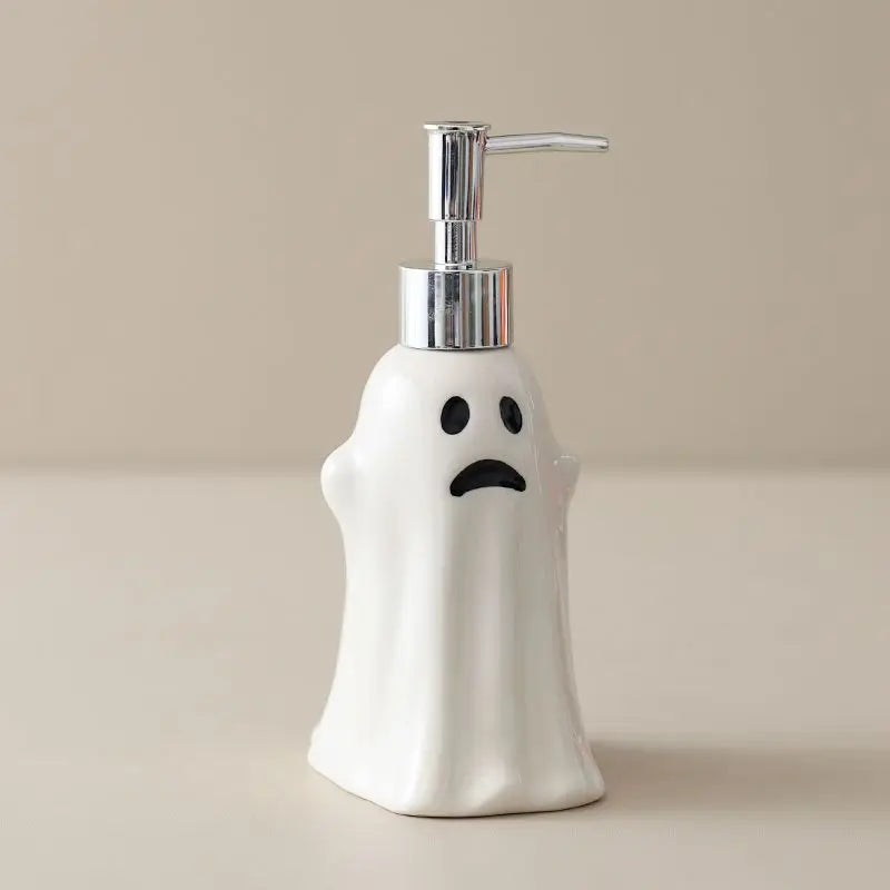 Painted Christmas Ceramic Lotion Bottle Hand Sanitizer Shampoo Moisture Bottled Hotel Press Soap Dispenser Bathroom Accessories