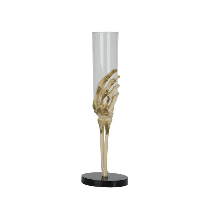 Halloween Retro Goblet Tableware Skeleton Hand Arm Design Plastic Champagne Flutes Halloween Decorations Party Bar Accessories