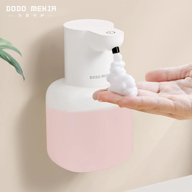 New Wall Mounted Automatic Soap Dispenser Foam Smart Hand Washing Machine 500ml Liquid Rechargeable Bathroom Induction Sensor
