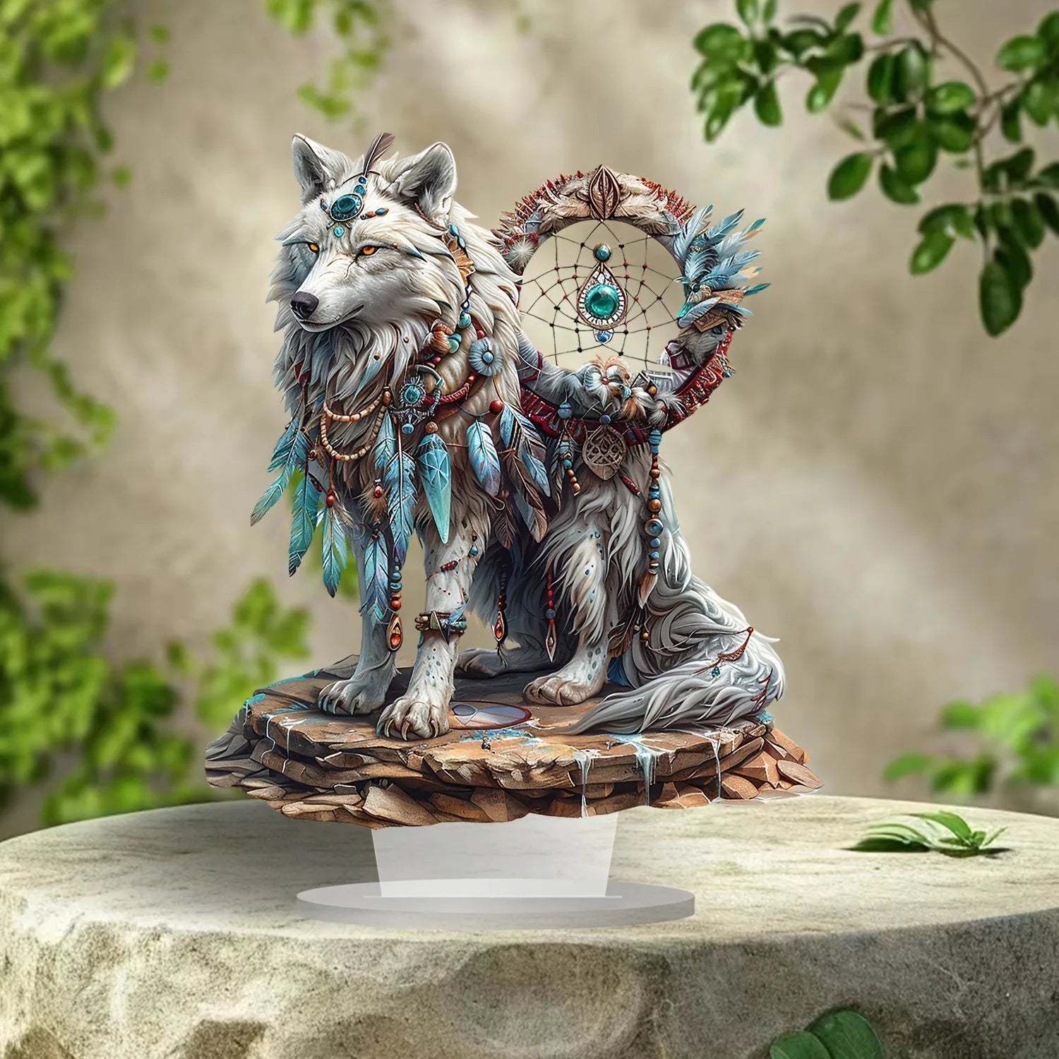 2D Acrylic Santa Claus Sleigh with Reindeer Tabletop Outdoor Decoration for Christmas 2025 Xmas Navidad Party Supplies