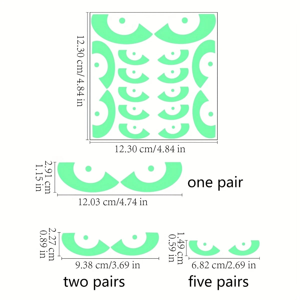 Halloween Luminous Wall Stickers Stickers Glow Dark Halloween Decor Creative Carved Fluorescent Festival Horror Home Decoration