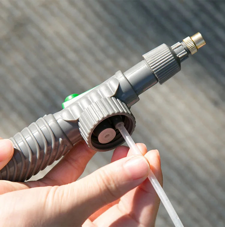 Watering Irrigation High Sprayer Water Pressure Flower Garden Gun Sprayer Head Juice Bottles Interface Plastic Trolley Spray