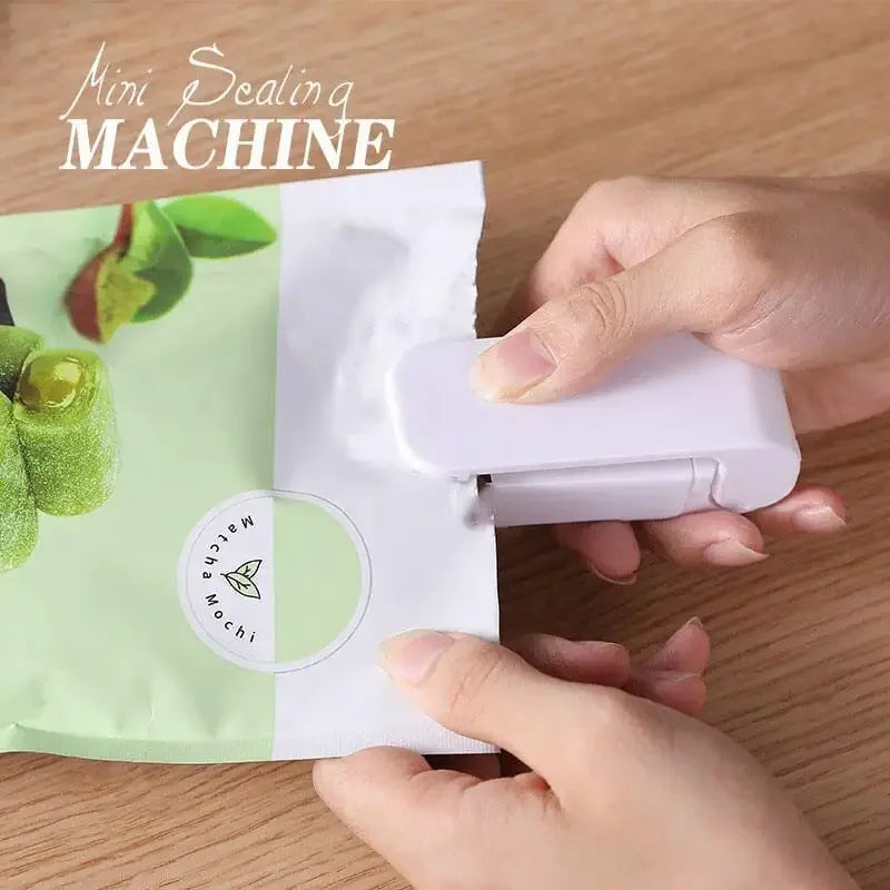 Portable Mini Sealer Home Heat Bag Plastic Food Snacks Bag Sealing Machine Food Packaging Kitchen Storage Bag Clips Wholesale
