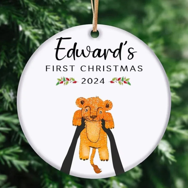 Personalized Family Christmas Ornament Cartoon Pendant Christmas Tree Hanging New Year 2024 Gift Xmas Tree Decoration for Home