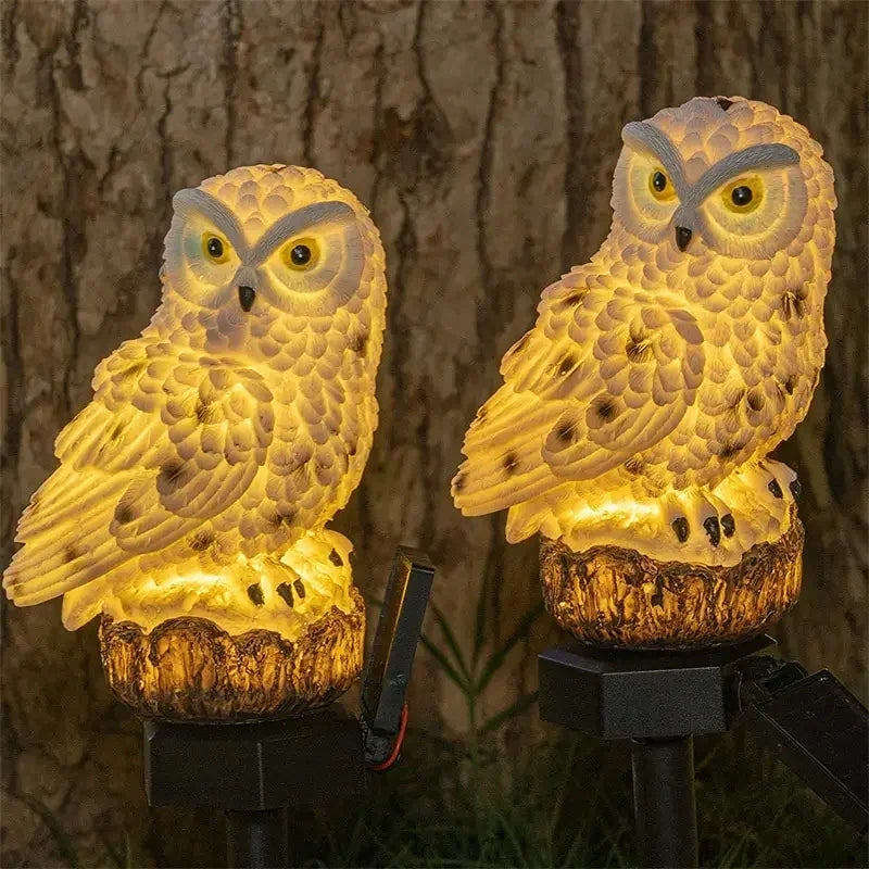 Solar Lamp Owl Animal Solar Garden Lights Solar Powered Solar Led Light Outdoor Garden Decoration Lamp Waterproof Solar Lights
