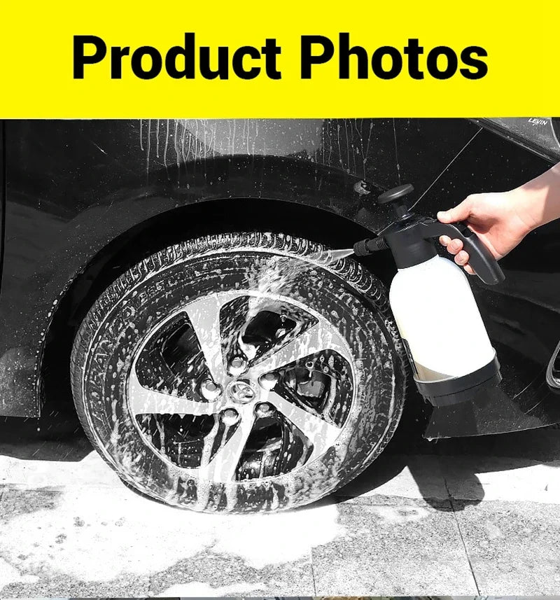 Foam Sprayer Foam Wash Car Spray Bottle High Pressure Spray Gun Manual Air Pressure Water Spray Bottle For Garden Car Wash