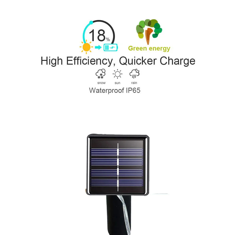 12LEDS Solar Panel Mushroom Fairy Light Garden Outdoor Decor Waterproof Night Lamp Yard For Christmas Wedding Party Decoration