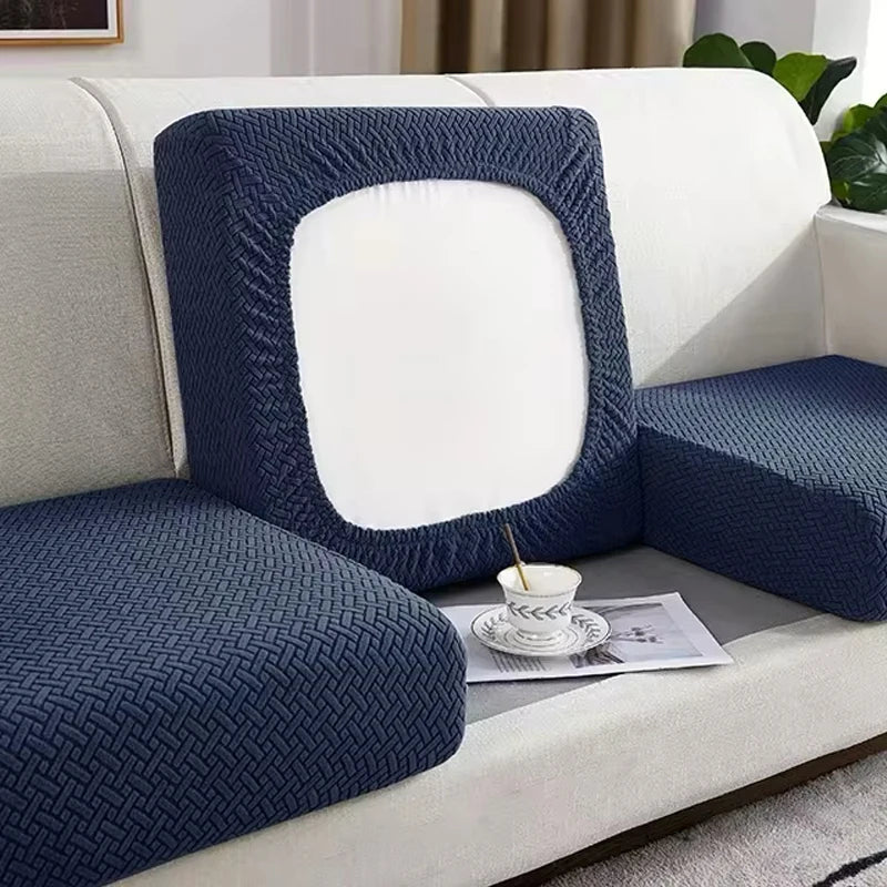 Thick Jacquard Sofa Seat Cover Elastic Sofa Cover Protector Couch Cover for Sofa Anti-dust Removable Sofa Cushion Cover