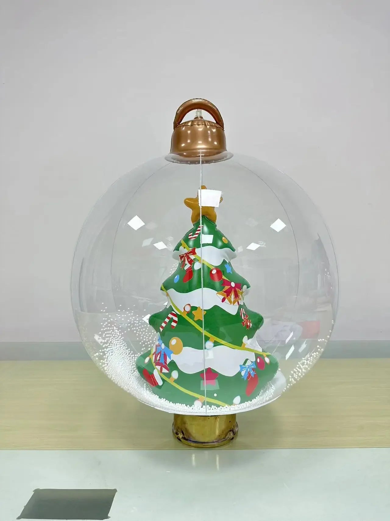 Big Outdoor Christmas Inflatable Decorated Ball 60cm PVC Giant Big Large Balls Xmas Tree Decorations Ball without Light Ornament