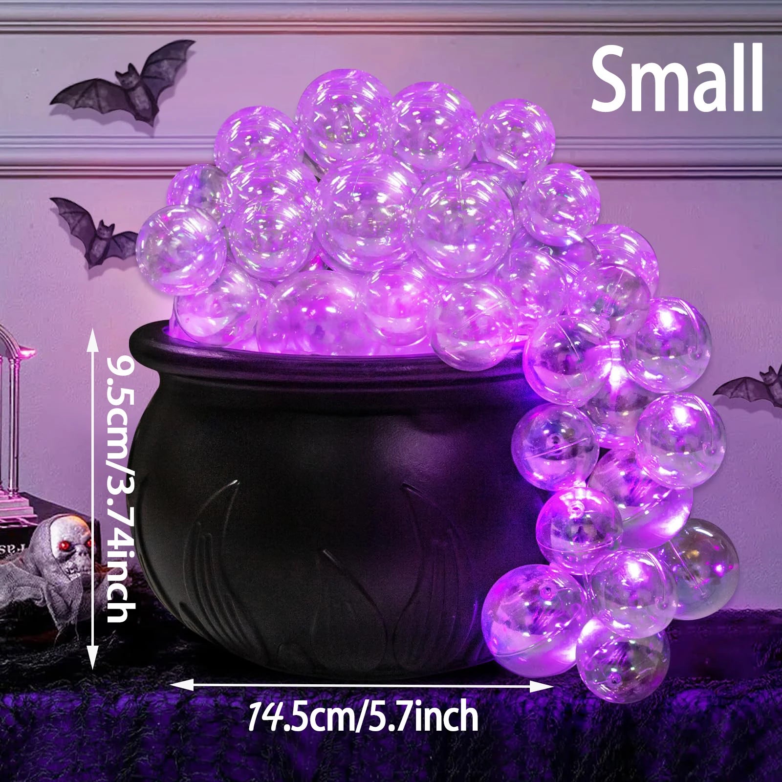 Halloween Decorations Indoor DIY Bubbling Cauldron Set  Hocus Pocus Party Decor Spooky Vintage Decor for Home Kitchen Room Party