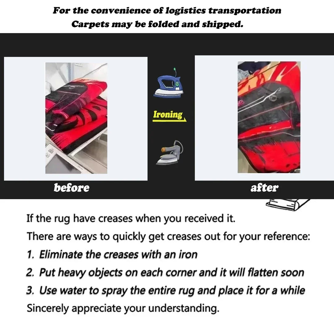 1pc Nightmare Before Christmas Outdoor Carpet Jack Skellington Halloween Christmas Floor Mat Patio Camping Living Room Bedroom