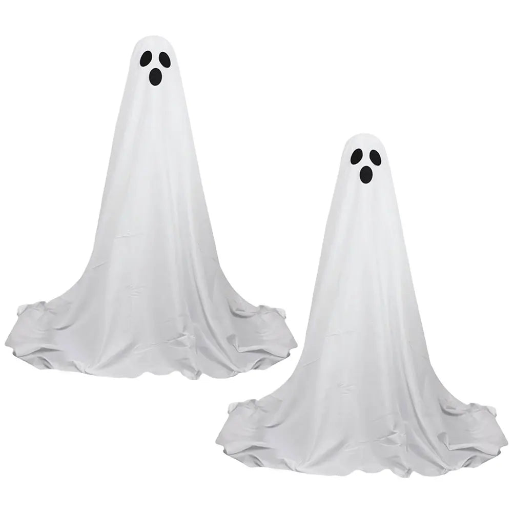 Light Up Ghost Halloween Decorations Outdoor Ghost Decorations Scary Standing Ghosts Decor for Front Door Porch Yard Home Party