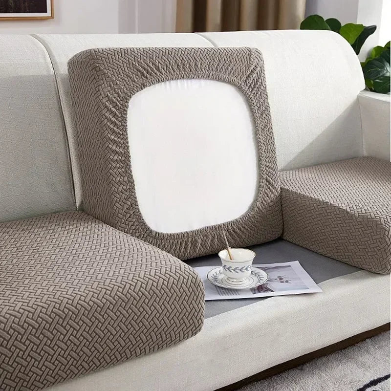 Thick Jacquard Sofa Seat Cover Elastic Sofa Cover Protector Couch Cover for Sofa Anti-dust Removable Sofa Cushion Cover