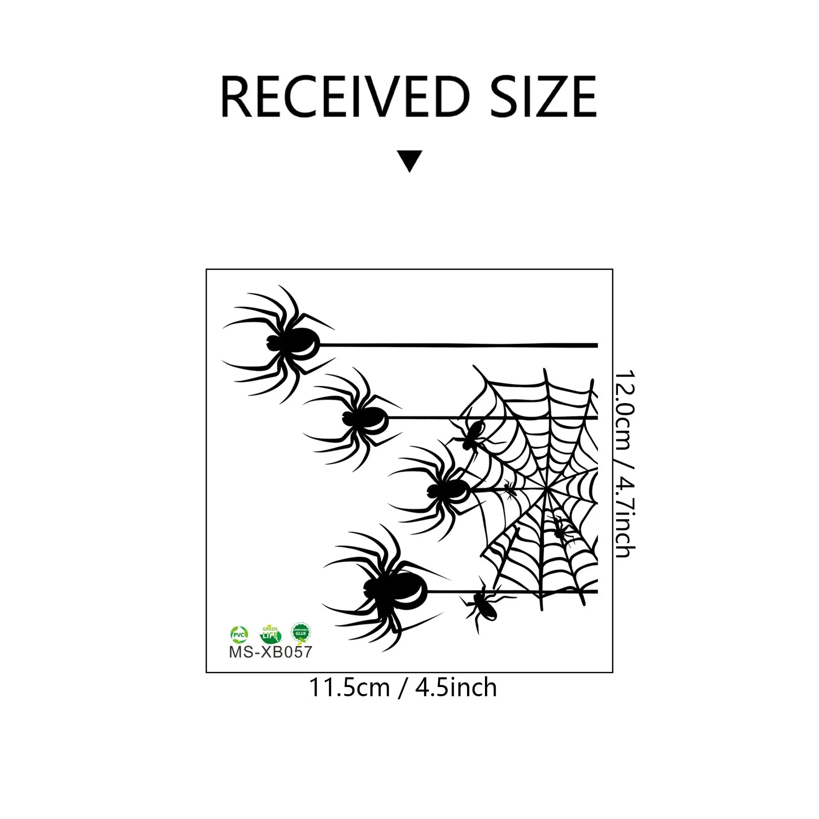 Halloween Wall Stickers Horror Thriller Broken Wall Zombie Theme Party Home Decoration Wall Stickers